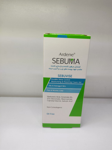 آردن سبوما (Arovon Sebuma) کرم ژل مرطوبکننده و بازسازیکننده مناسب جهت پوستهای چرب و آسیبدیده