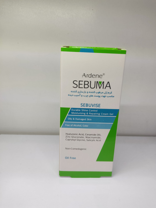 آردن سبوما (Arovon Sebuma) کرم ژل مرطوبکننده و بازسازیکننده مناسب جهت پوستهای چرب و آسیبدیده